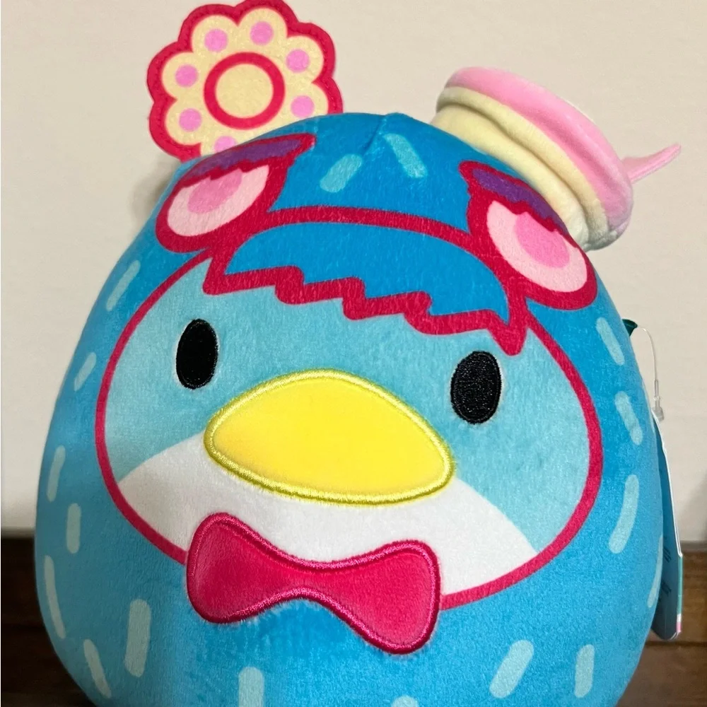 Blue and Pink Bird Plush Toy